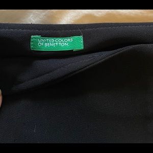 Business attire black formal skirt